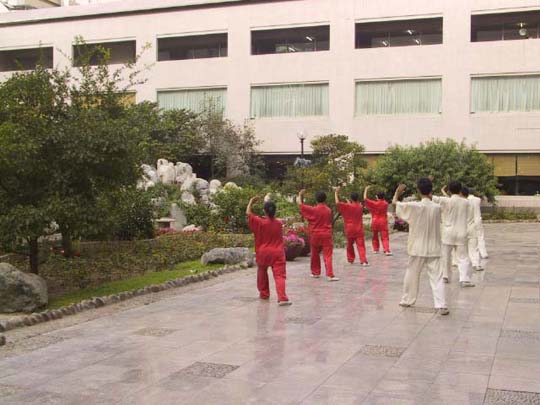 Tai Chi, early morning 